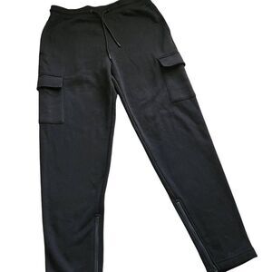CSG Champs Joggers Sweatpants Mens Large Cargo Black Athleticwear Gym Workout Lo